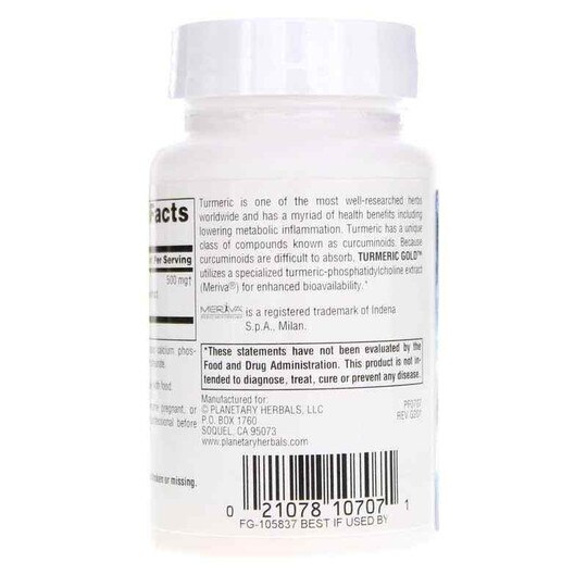 Turmeric Gold Capsules, PLH